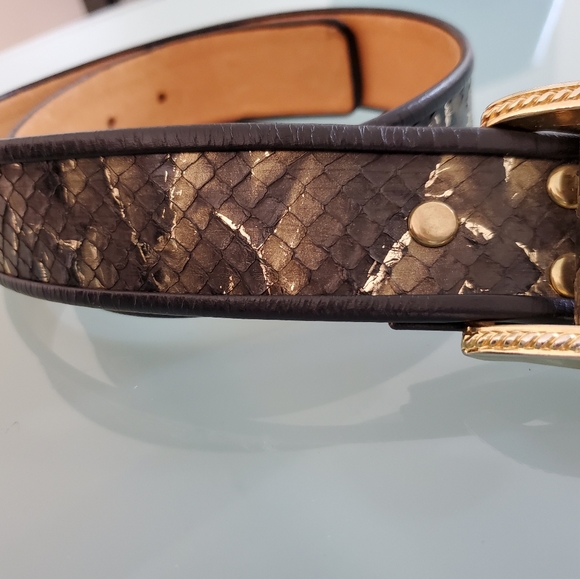 Snakeskin belt - Picture 5 of 7